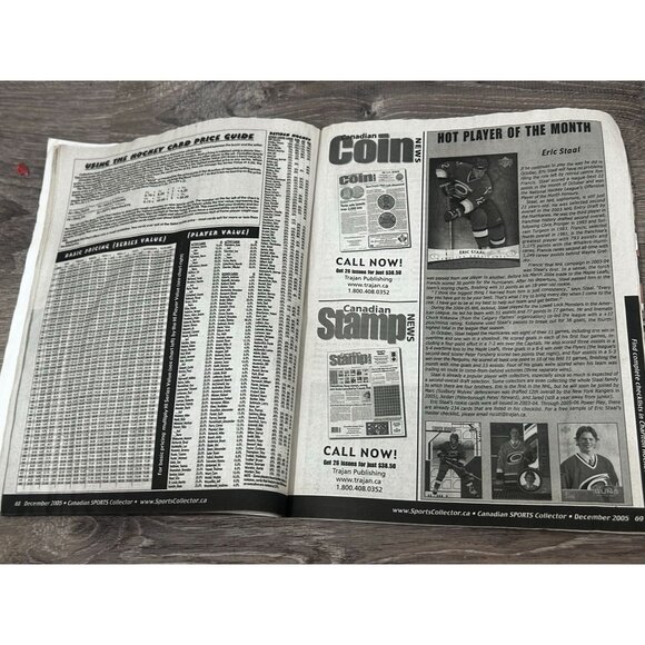 Canadian Sports Collector Magazines Vol. 16 no.3 Sidney Crosby Cover December 20 - Picture 4 of 6